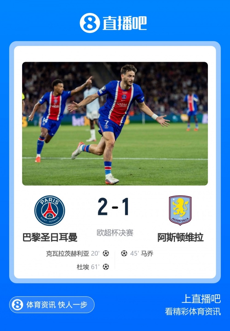 克星！近两年巴黎欧战淘汰赛阶段8次交手英超球队，全部淘汰对手